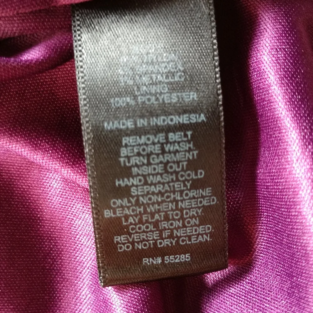 CHRISTMAS #18 NWT EXPRESS LS Glittery Grape Sequined Sheath Dress NWT - Picture 8 of 8